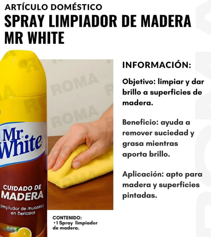 MR. WHITE - CUIDADO DE MADERA