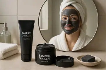 MASCARILLA FACIAL CARBÓN / CHARCOAL FACIAL MASK – BAMBOO CHARCOAL (PLANT MASK SERIES)